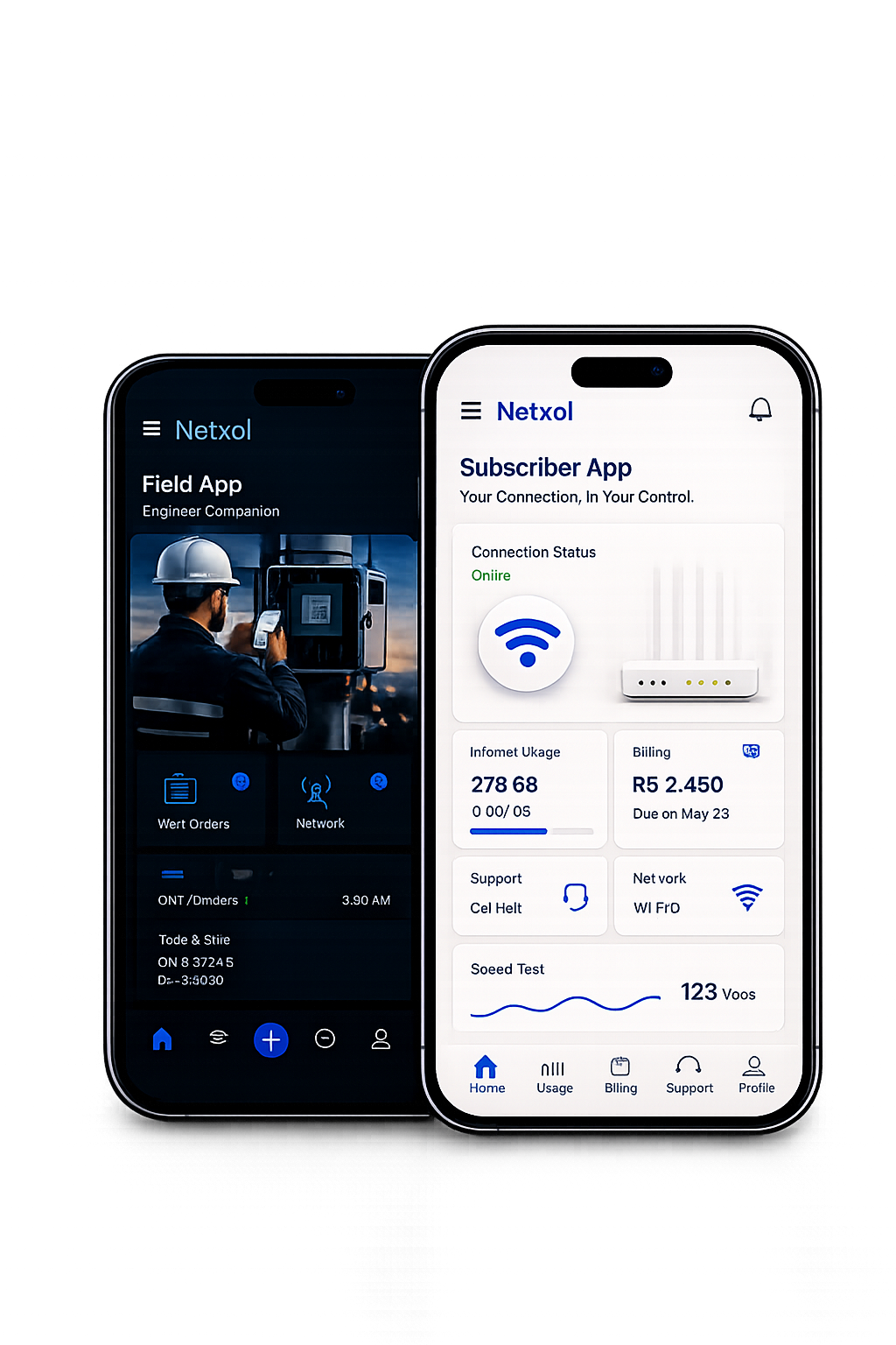 智能手机上的 Field Engineer App —— 任务面板与路线地图