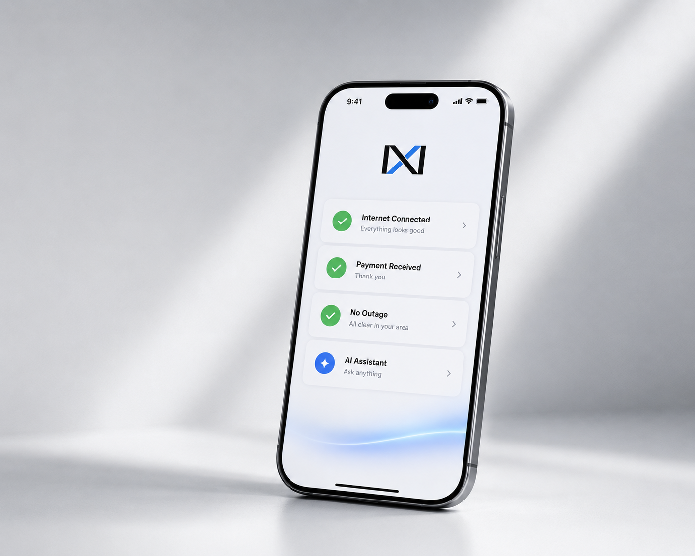 Subscriber using a mobile app