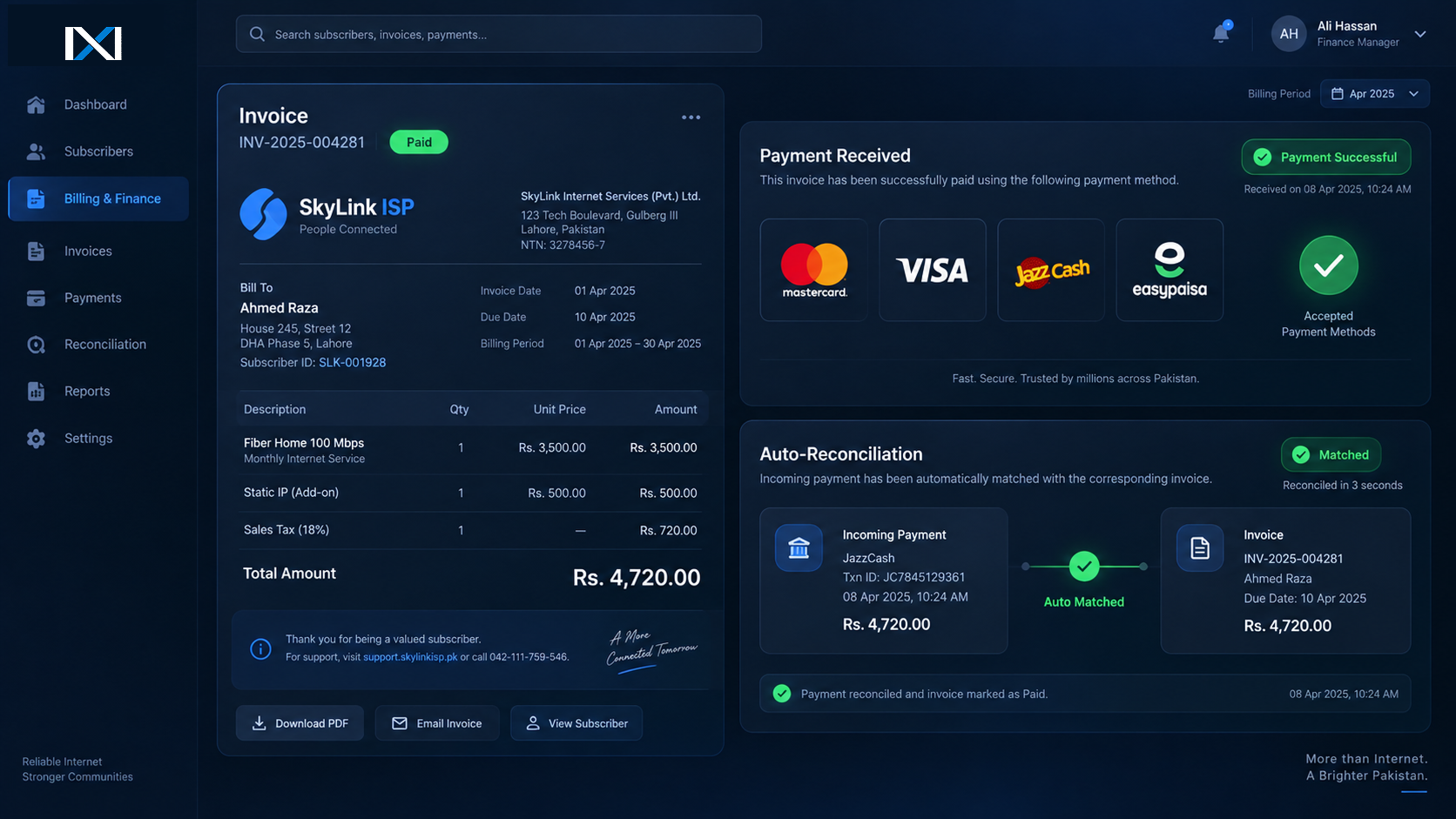 Netxol Billing
